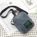 Casual Crossbody Versatile Shoulder Bag Simple Striped Velvet Small Square Bag(Grey)