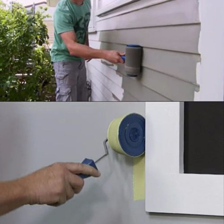 5pcs /Set Sewn Wall Decorative Paint Roller Brush Multifunctional Sponge Paint Painting Tools
