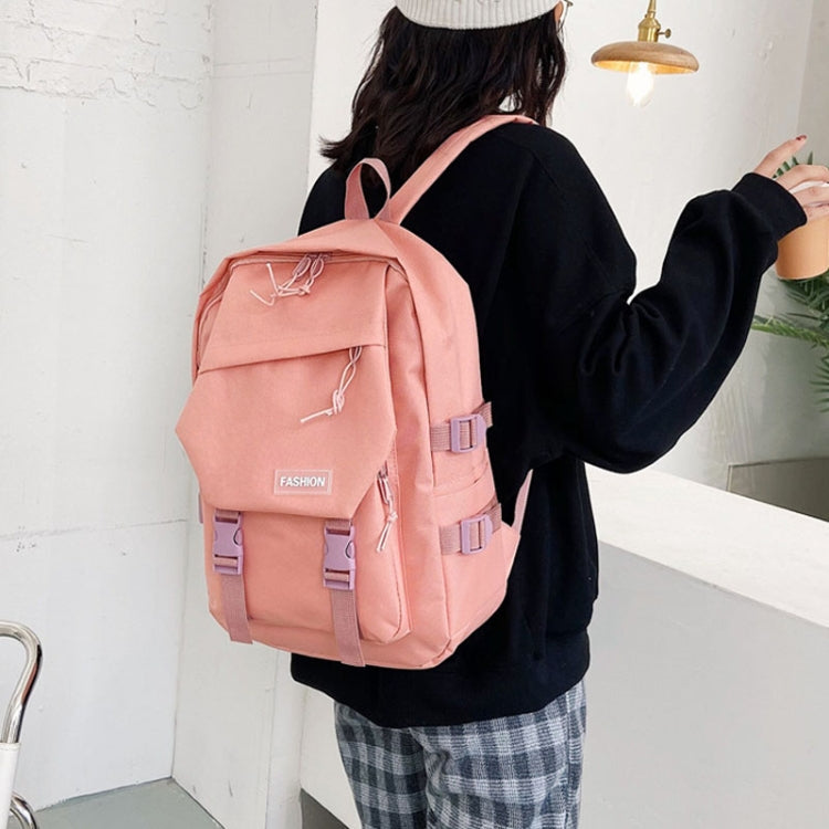 Women Student Schoolbag Harajuku Style Shoulder Backpacks(Pink)