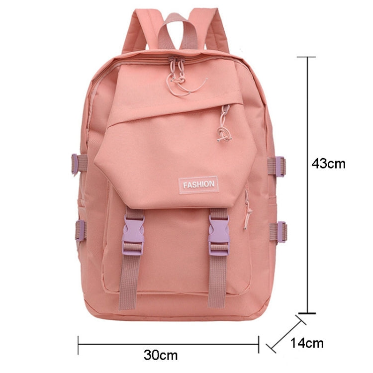 Women Student Schoolbag Harajuku Style Shoulder Backpacks(Black)