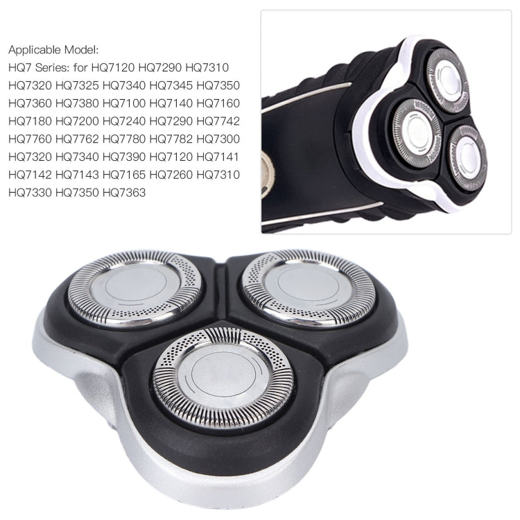 For Philips Shavers HQ7310 HQ7340 HQ7180 HQ7360 HQ7390 Replacement Blade Accessories(White)