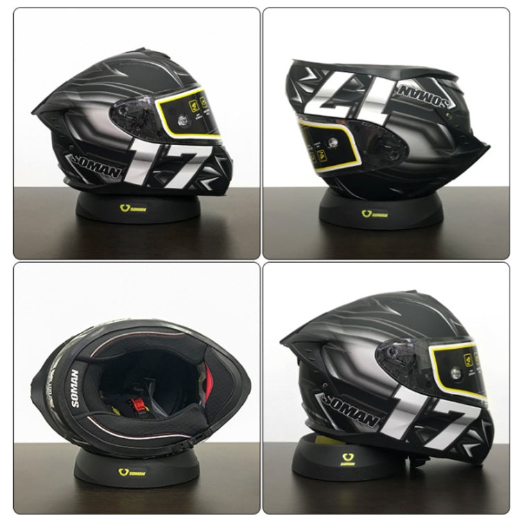 SOMAN Multifunctional Helmet Support Pad Anti-slip Protective Support Base(Black)