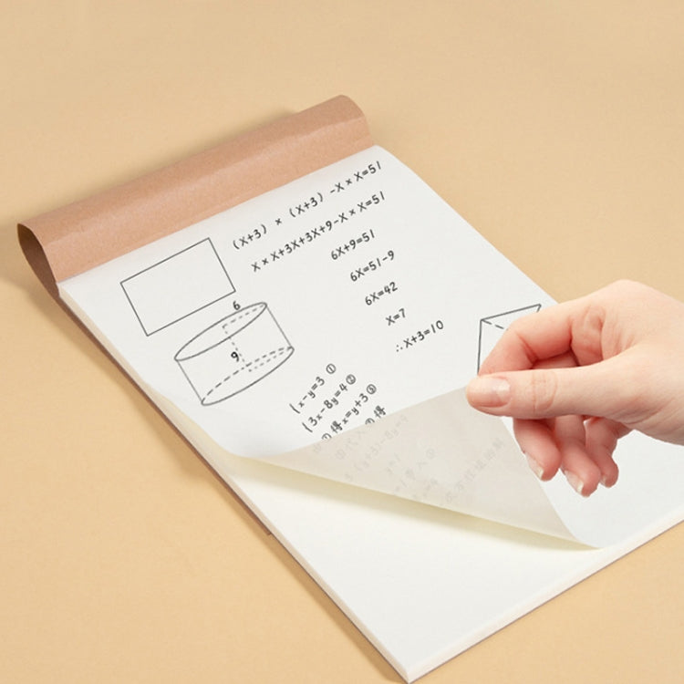 Small 64K Blank Kraft Sketchbook Doodle Notebook