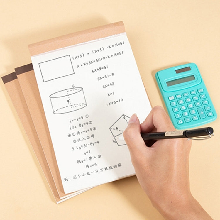 Small 64K Blank Kraft Sketchbook Doodle Notebook