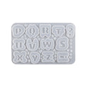 Crystal Epoxy Resin Lace Letter Mold Symbol Pendant Silicone Mold, Spec: 02