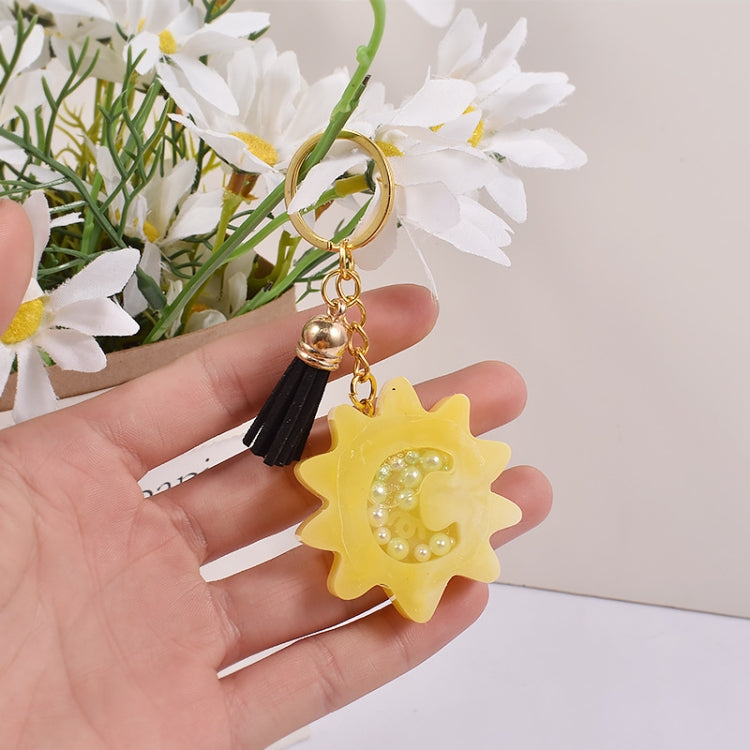 Crystal Epoxy Resin Lace Letter Mold Symbol Pendant Silicone Mold, Spec: 02