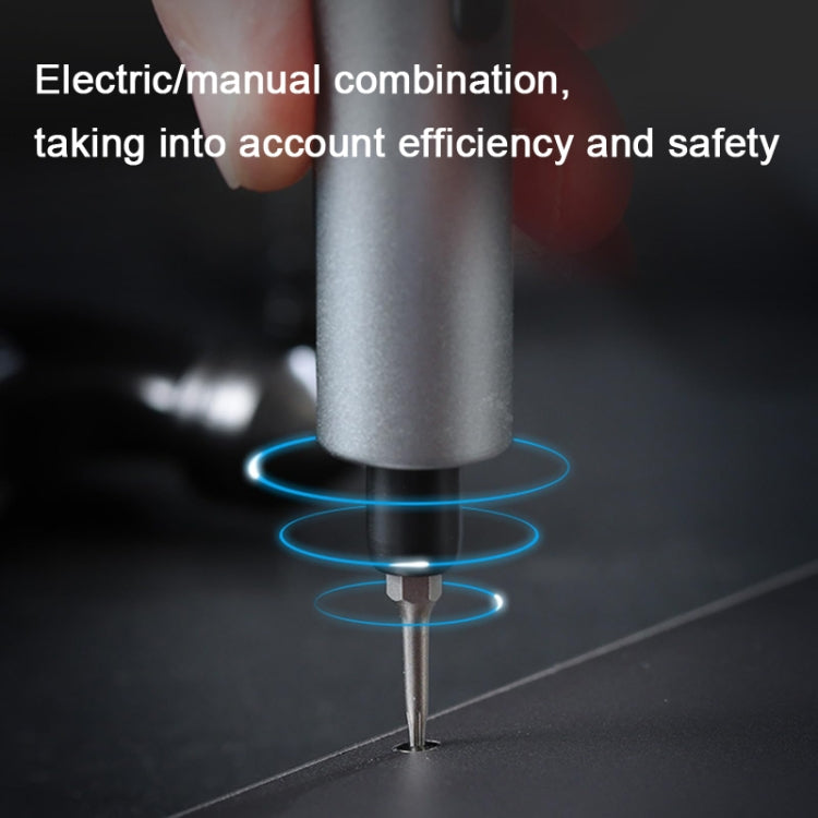 IFu  42-In-1 Electric Screwdriver Set Precisions USB Fast Charging Screw Driver With LED Work Light(D2 Plus)