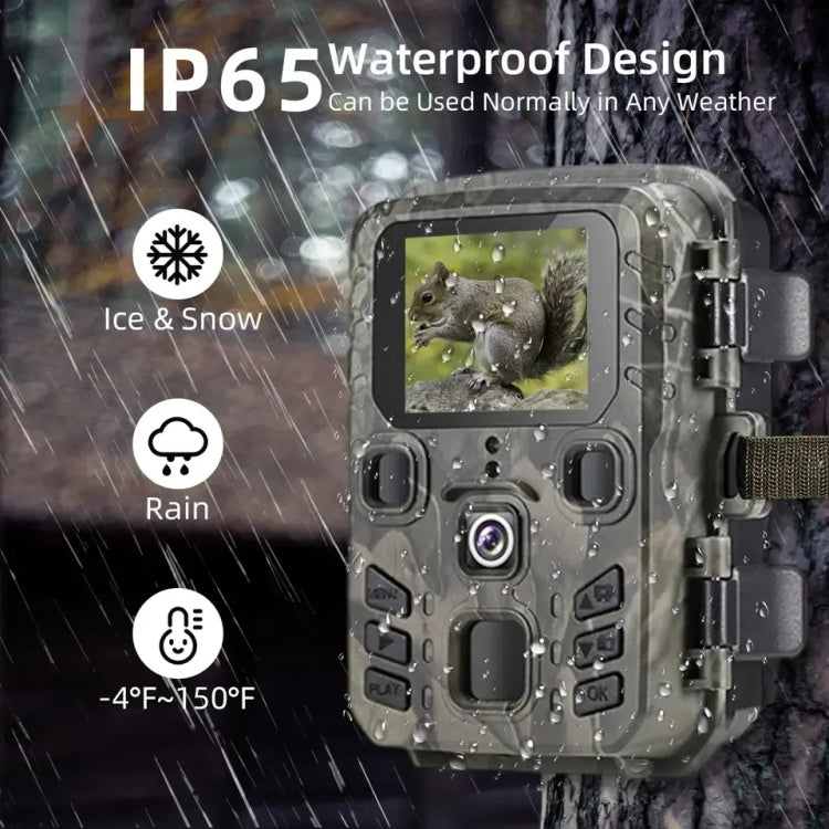 MiNi301 20MP 1080P Hunting Trail Camera With Night Vision Wildlife Scouting Photo