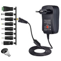 30W USB Interface Adjustable Power Adapter With Power Monitoring LED Light, Specification: EU Plug