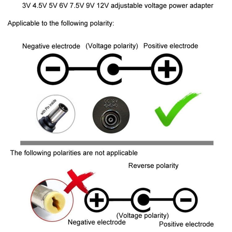 30W USB Interface Adjustable Power Adapter With Power Monitoring LED Light, Specification: AU Plug