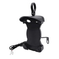 Motorcycle Sunshade Rainproof Mobile Phone Holder, Shape: Charging Mirror Holder 5V-2A