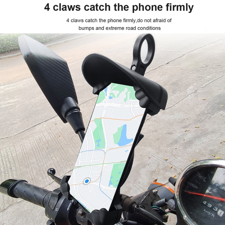 Motorcycle Sunshade Rainproof Mobile Phone Holder, Shape: Handlebar Holder No Charge