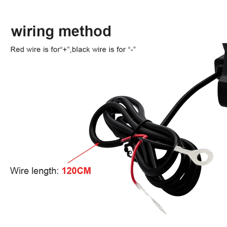 Motorcycle Sunshade Rainproof Mobile Phone Holder, Shape: Charging Handlebar Holder 5V-3.1A