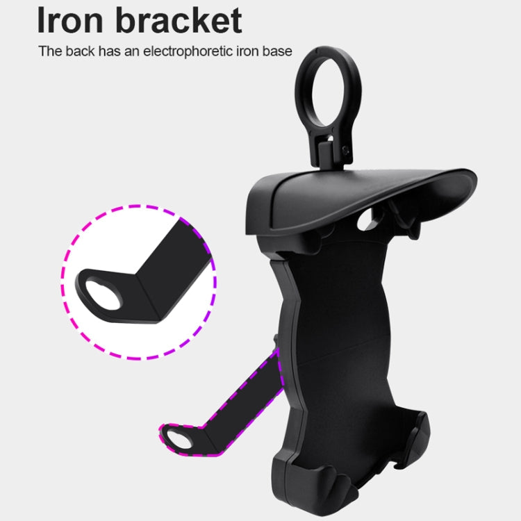 Motorcycle Sunshade Rainproof Mobile Phone Holder, Shape: Mirror Holder  No Charge