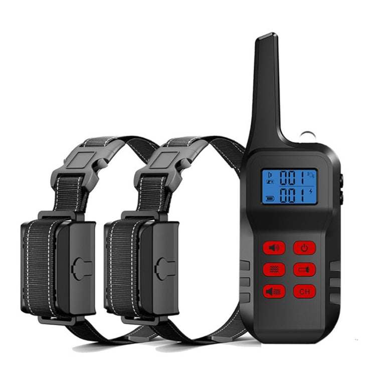 Dog Training Device Automatic Bark Stopper Dog Training Electronic Collar, Style: For-Two-Dog(Red)