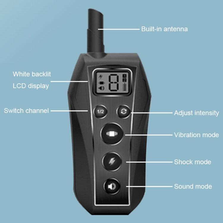 Intelligent Electronic Remote Control Dog Training Device Pet Training Shock Collar Bark Stopper, Style: Receiver