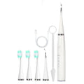 6 In 1 Electric Dental Scaler Calculus Removal Teeth Cleaning Set, Color: White Exclusive