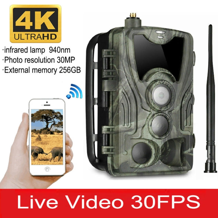 HC-801Pro 4K 4G Outdoor Hunting Camera App Remote Mobile Phone Control To View Photos And Video At Any Time, EU Plug