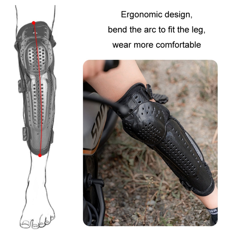 GHOST RACING Motorcycle Protective Gear Off-road Racing Knee Pads Elbow Pads(For Winter)