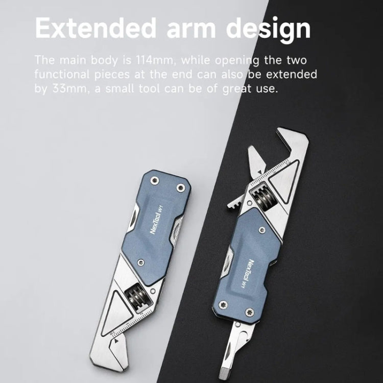 Nextool  6-in-1 Multi-functional Mini Wrench Portable Folding Knife File Screwdriver Bottle Opener NE20238