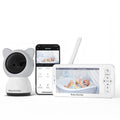5 Inch HD Baby Monitor Wireless Wifi Baby Care Camera UK Plug