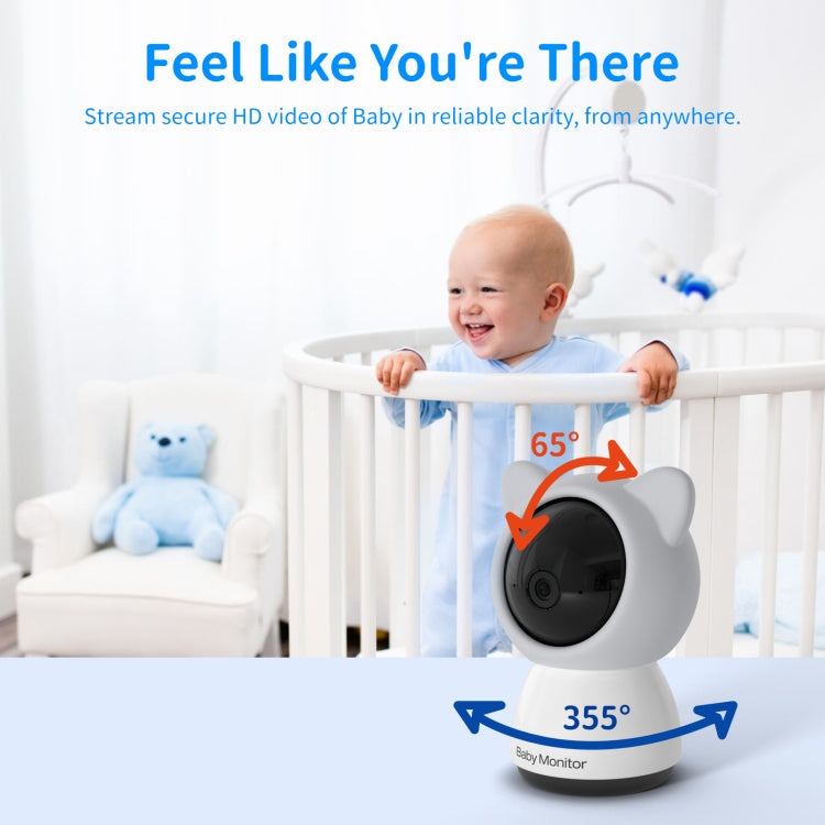 5 Inch HD Baby Monitor Wireless Wifi Baby Care Camera US Plug