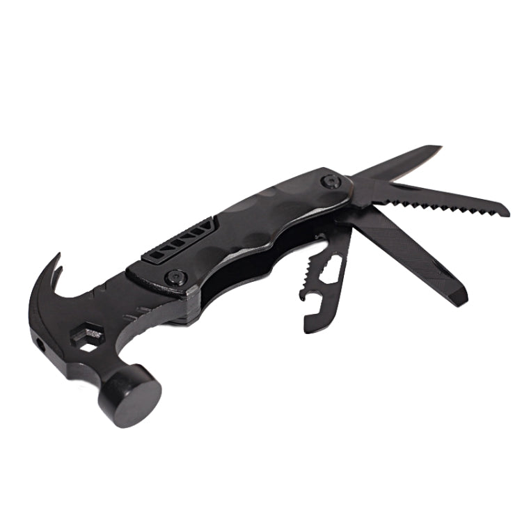 Multifunctional Life-saving Claw Hammer Car Survival Tools Foldable Outdoor Tool Hammer(Red)