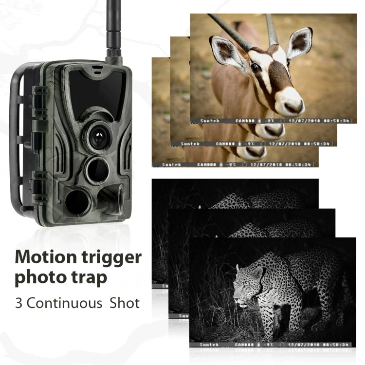 HC-801LTE-Li 4G Outdoor Tracking Hunting Camera 5000mAh Lithium Battery Version