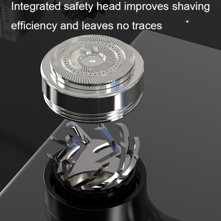 Rechargeable Travel Electric Shaver Portable Elbow Mini Floating Head Shaver(Orange)