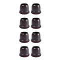 1.25 inch Large 8pcs /Set Round Table And Chair Leg Covers For Tiles/Wooden Floors Furniture Protectors(Dark Brown)