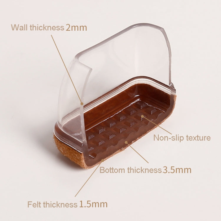 0.75 inch Small 8pcs /Set Round Table And Chair Leg Covers For Tiles/Wooden Floors Furniture Protectors(Light Brown)