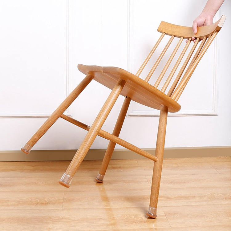1.25 inch Large 8pcs /Set Round Table And Chair Leg Covers For Tiles/Wooden Floors Furniture Protectors(Dark Brown)