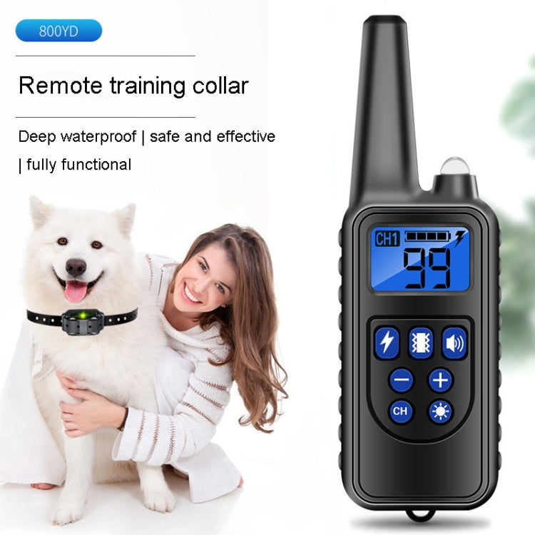800m Remote Control Stop Barker Dog Trainer Smart Anti-Disturbance Vibration Collar, Specification: With 1 Collar