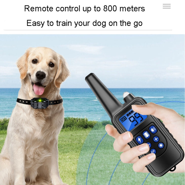 800m Remote Control Stop Barker Dog Trainer Smart Anti-Disturbance Vibration Collar, Specification: With 3 Collars