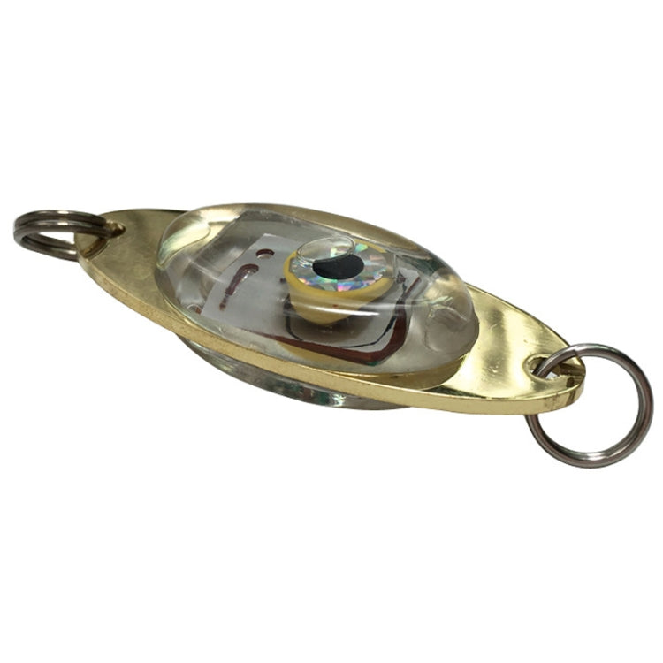 3.8G LED Underwater Lure Fish Tool Glowing Metal Fish Bait(Red)