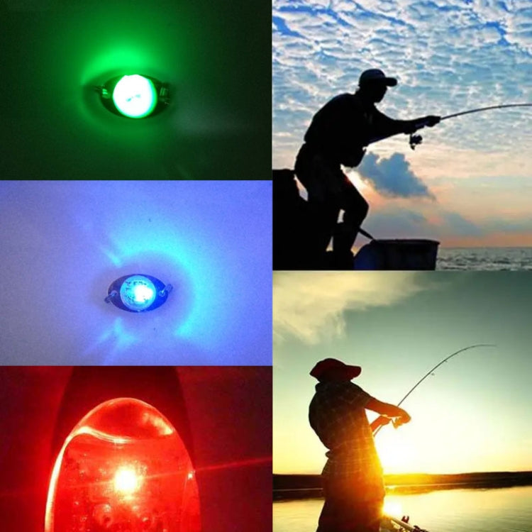 10G LED Underwater Lure Fish Tool Glowing Metal Fish Bait(Red)