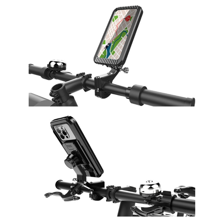 Bicycle Motorcycle Outdoor Sports Cycling Mobile Phone Waterproof Bag, Color: Handlebar With Rope