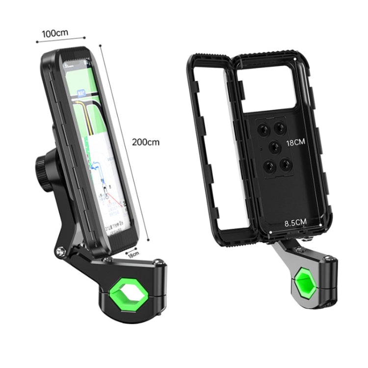 Bicycle Motorcycle Outdoor Sports Cycling Mobile Phone Waterproof Bag, Color: Handlebar With Rope