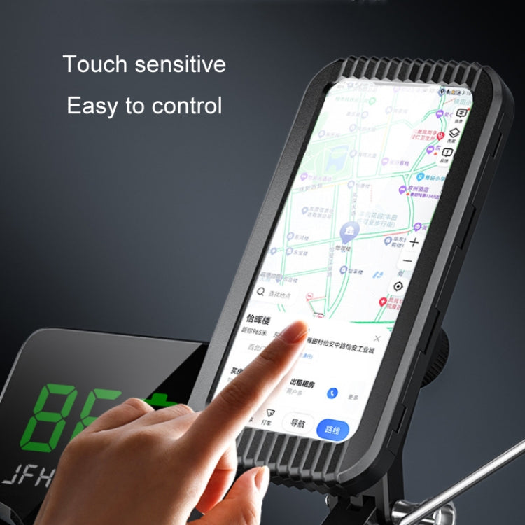 Bicycle Motorcycle Outdoor Sports Cycling Mobile Phone Waterproof Bag, Color: Handlebar With Rope