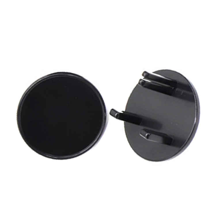 UK 3-Hole Baby Socket Protection Cover, Style: Round Black