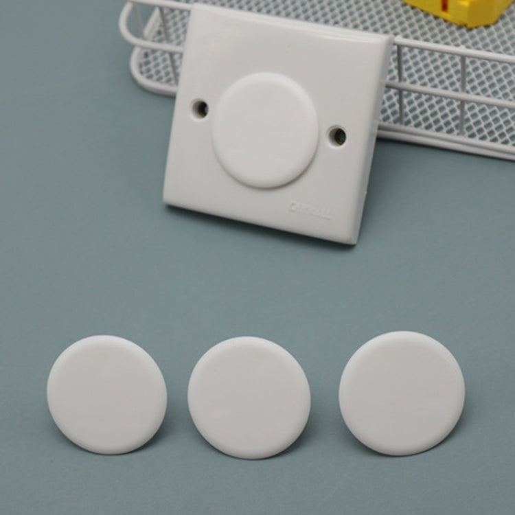 UK 3-Hole Baby Socket Protection Cover, Style: Round Transparent