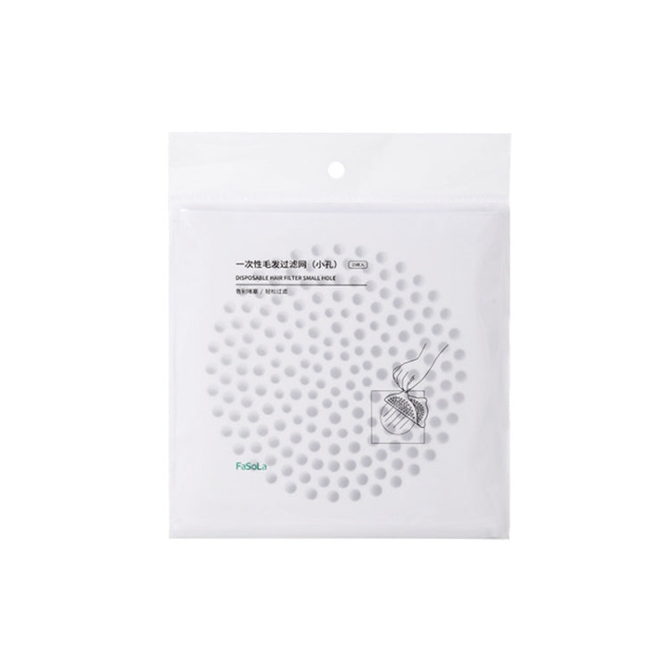FASOLA 15pcs /Bag Sink Disposable Filter Sewer Mouth Non-woven Floor Drain Sticker, Spec: Small Hole