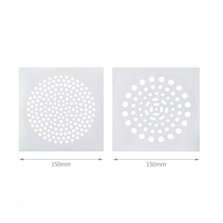 FASOLA 15pcs /Bag Sink Disposable Filter Sewer Mouth Non-woven Floor Drain Sticker, Spec: Small Hole