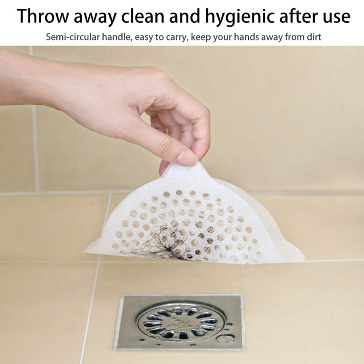 FASOLA 15pcs /Bag Sink Disposable Filter Sewer Mouth Non-woven Floor Drain Sticker, Spec: Small Hole