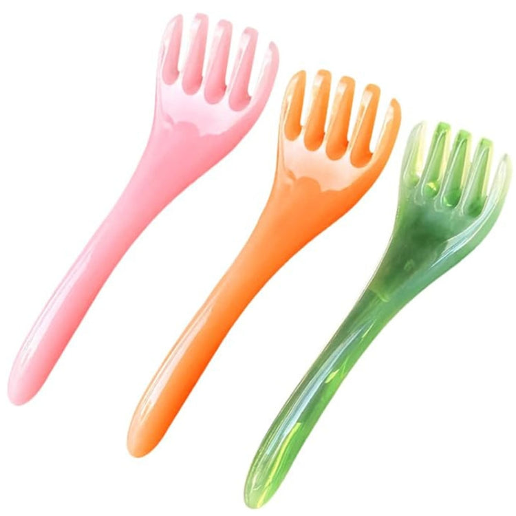 Five Claws Massager Meridian Stress Reducing Massage Comb(Yellow)