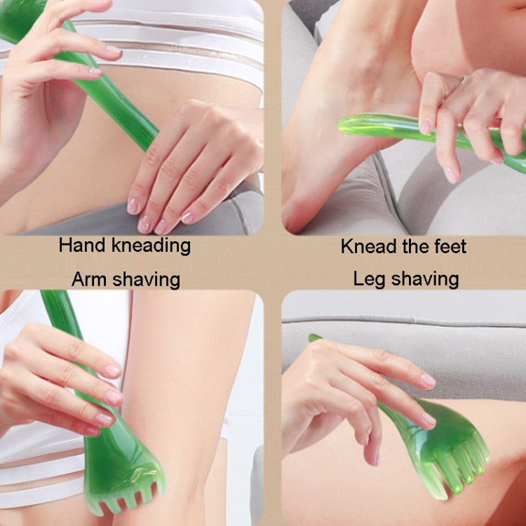 Five Claws Massager Meridian Stress Reducing Massage Comb(Green)