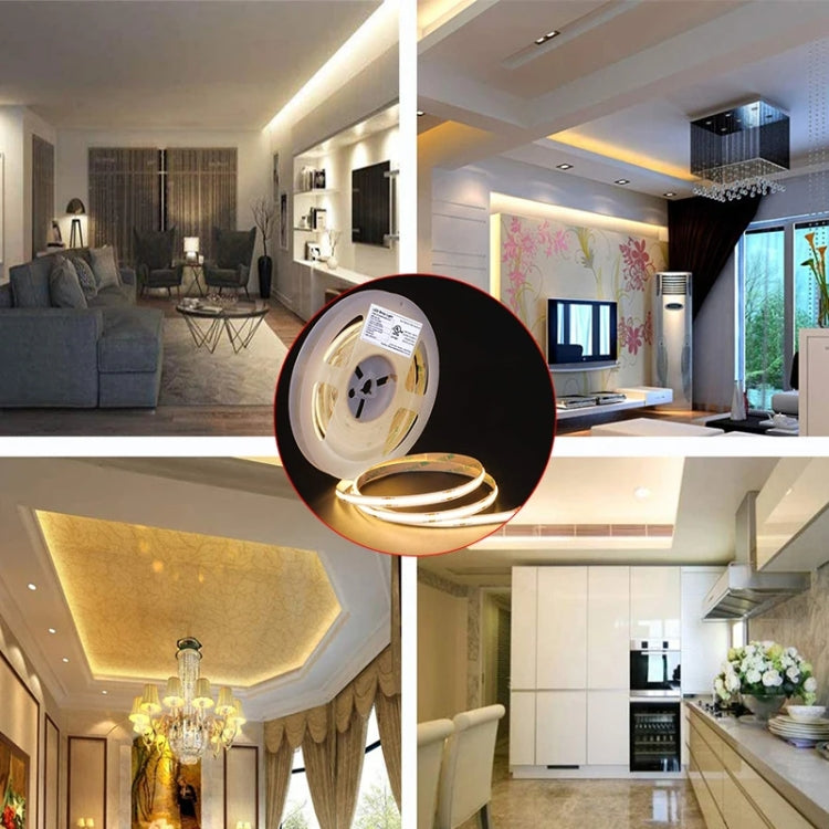 1m 24V 8mm Wide COB Adhesive Decorative LED Light Strip, Specification: 480 Beads-14W-90 Display(4000K)