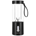 Portable Multifunctional USB Rechargeable Juice Extractor Cup Mini Electrical Juicer(Black)
