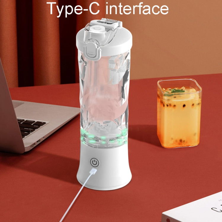 Portable Multifunctional USB Charging Juice Cup Mini Electrical Blender(Black)