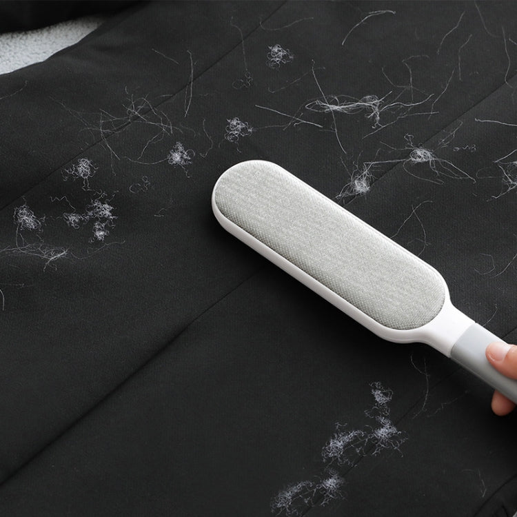 Clothes Sofa Dust Remover Household No-wash Double-sided Electrostatic Hair Removal Brush, Color: L Gray